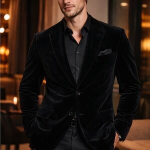Boss Midnight Velvet Blazer